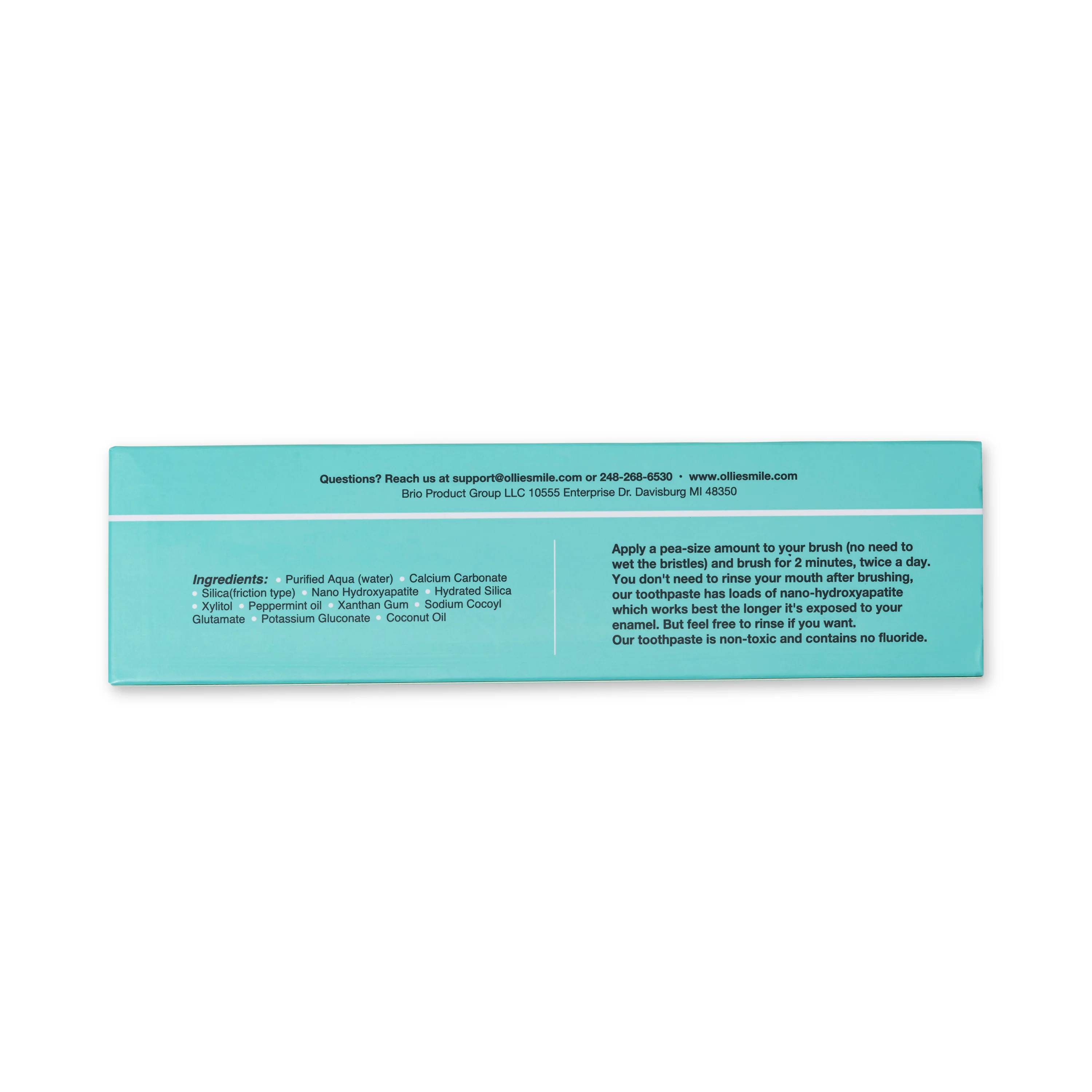 10% nHap Remineralizing Toothpaste — Clean Mint - Image 3